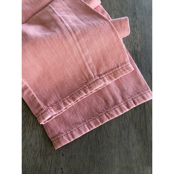 Free People v. Sandrine Rose Wide Leg High Rise Embroidered Pink Pants - 28 - Picture 8 of 10